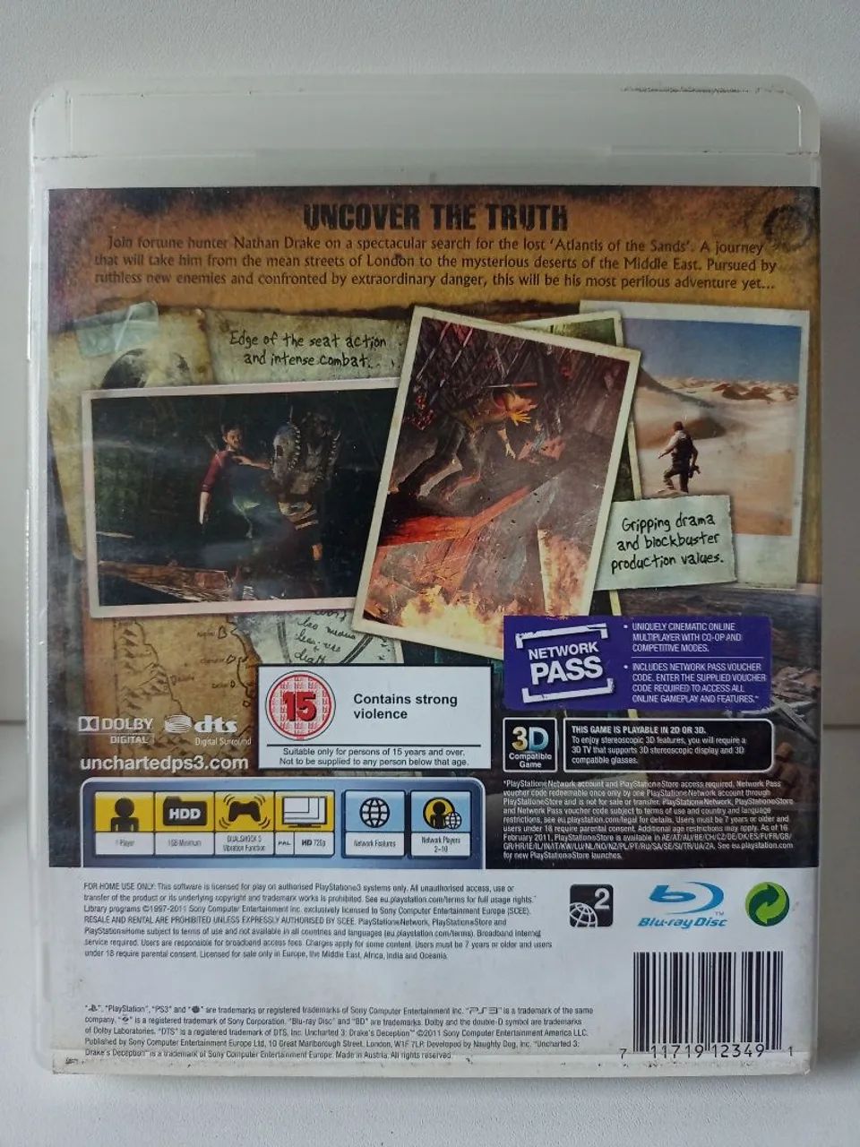 Uncharted 3 - PS3 - Foto 2