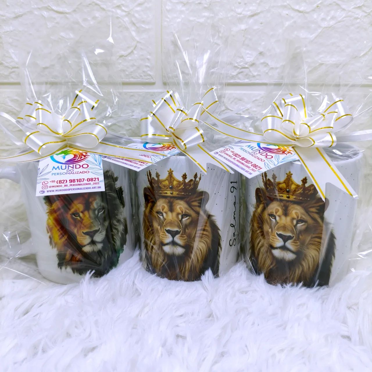 3 Canecas Personalizadas com mensagem de fé  - Foto 3