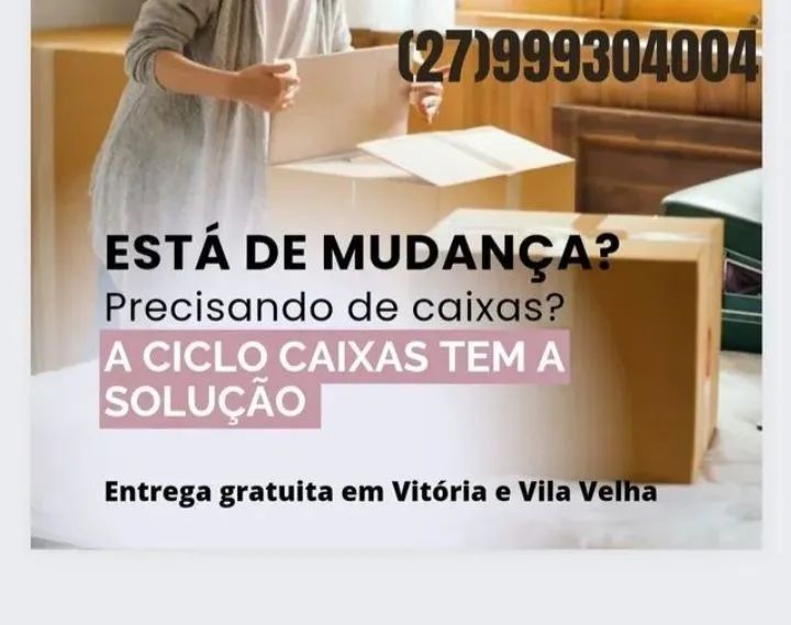 Caixas de papelão para mudanças