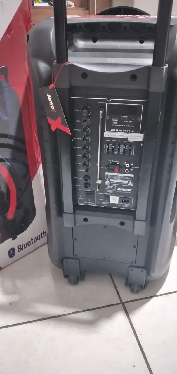 CAIXA DE SOM BLUETOOTH PORTÁTIL AMPLIFICA - Foto 3