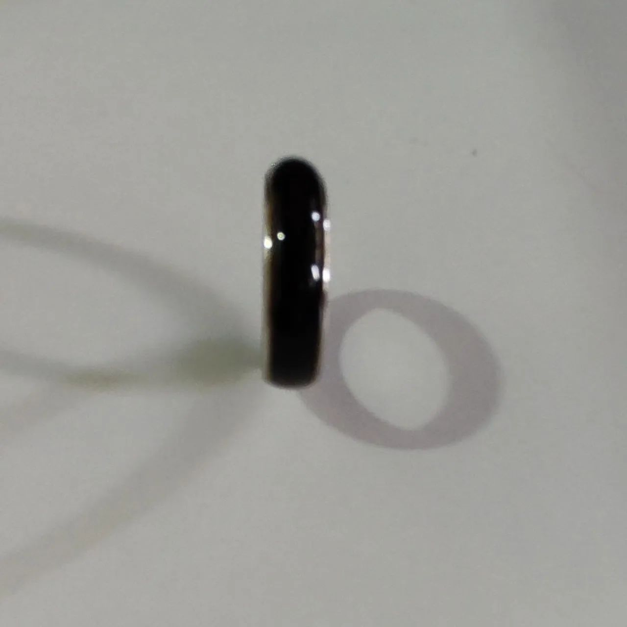 Anel em aço inox cor preta  - Foto 3