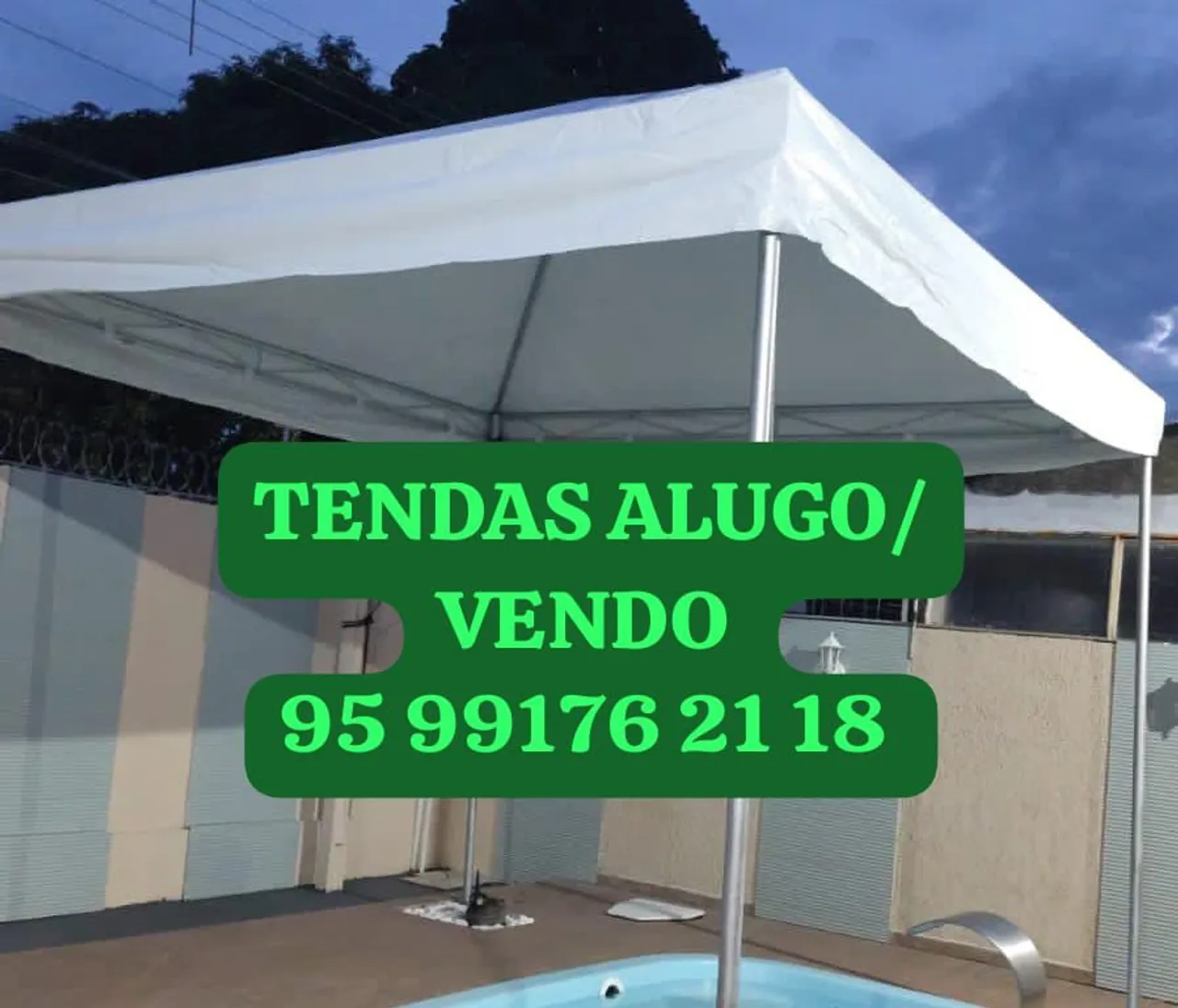 ALUGO vendo tendas novas 4X4 aceito cartão