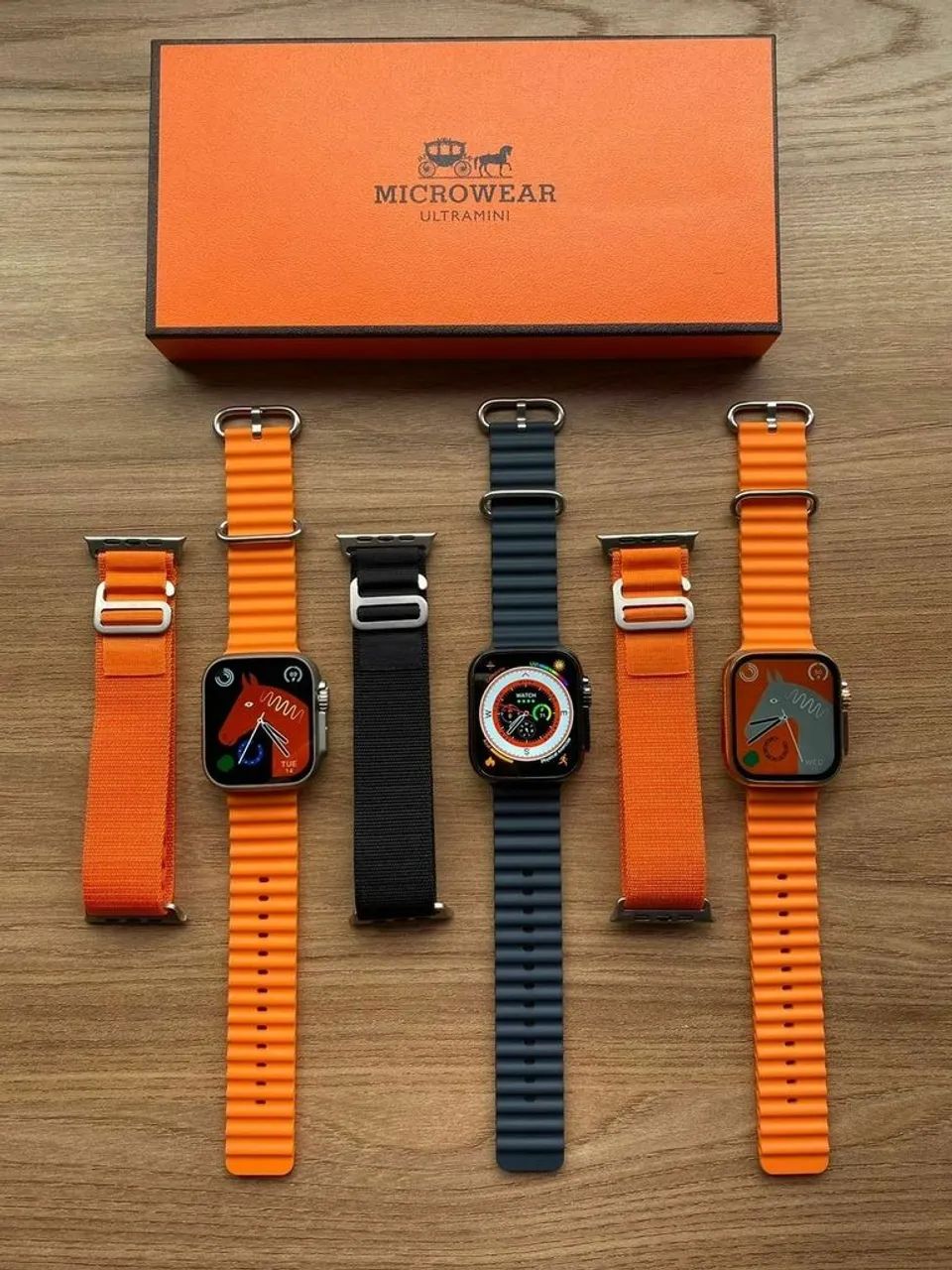 Relógio smartwatch w69 mini digital inteligente - Foto 2