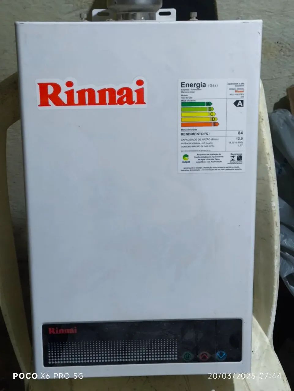 Aquecedor de água a gás Rinnai - Novo - Foto 3