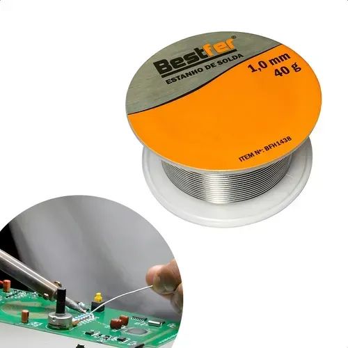 ESTANHO DE SOLDA 1,0MM 40G BESTFER