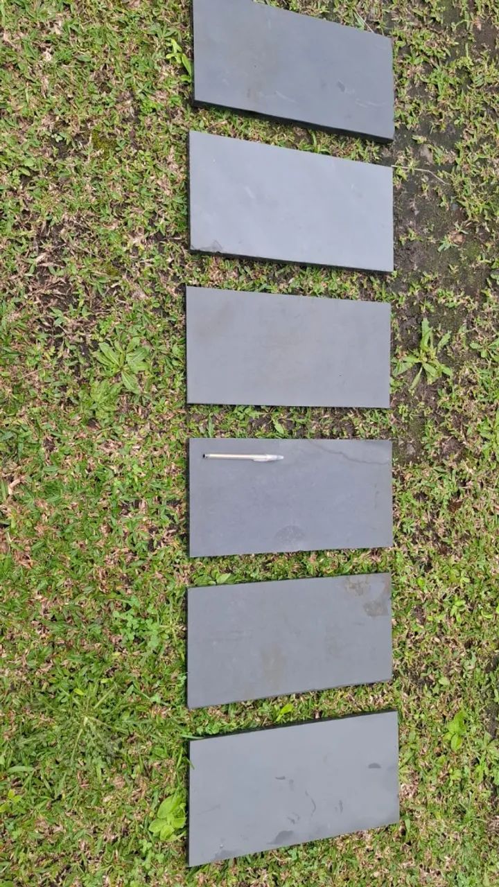 Kit 10 peças Pisante Grama 20X40 cm - Foto 5