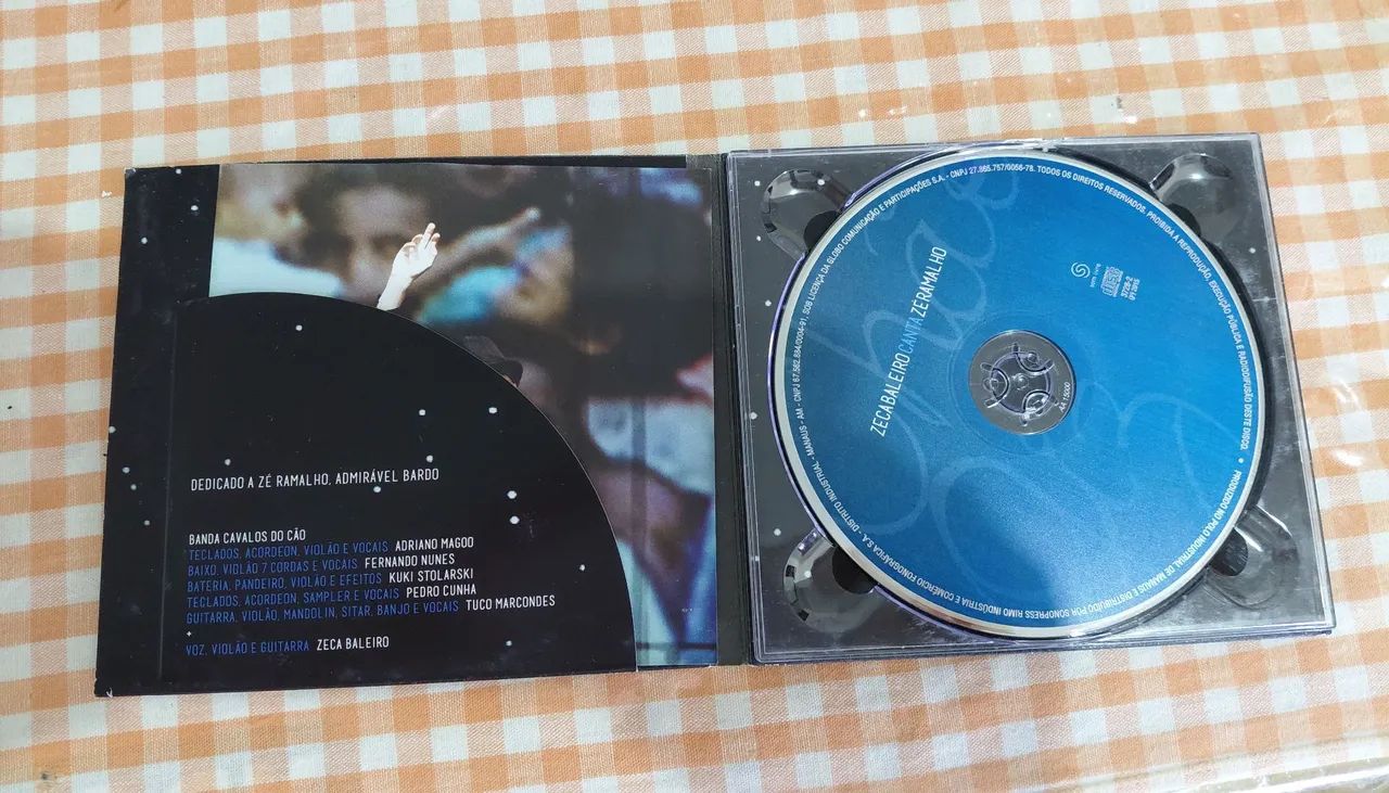 CD Zeca Baleiro Chão de Giz (Zeca B canta Zé Ramalho) - Foto 2