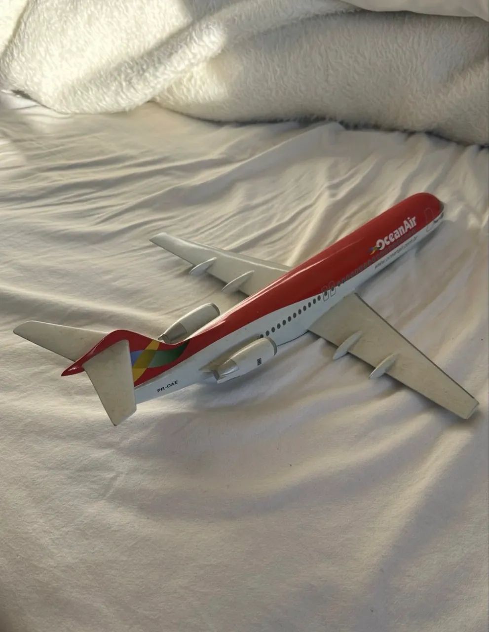 avião da avianca - fokker 28 mk100 - maquete/miniatura grande - Foto 3