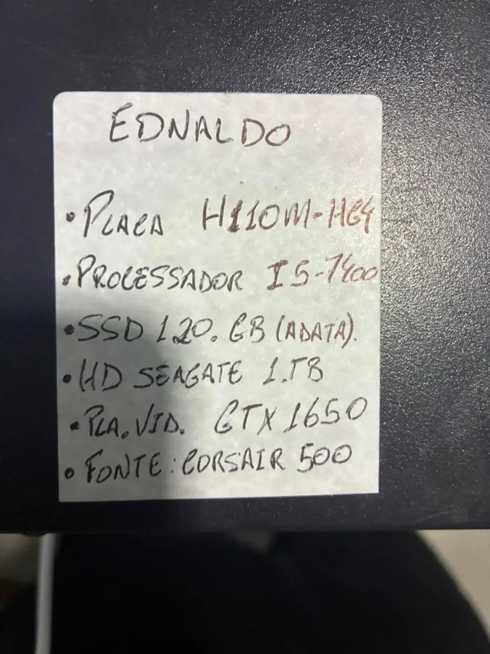 PC GAMER  i5- 7400 GTX 1650  - Foto 2