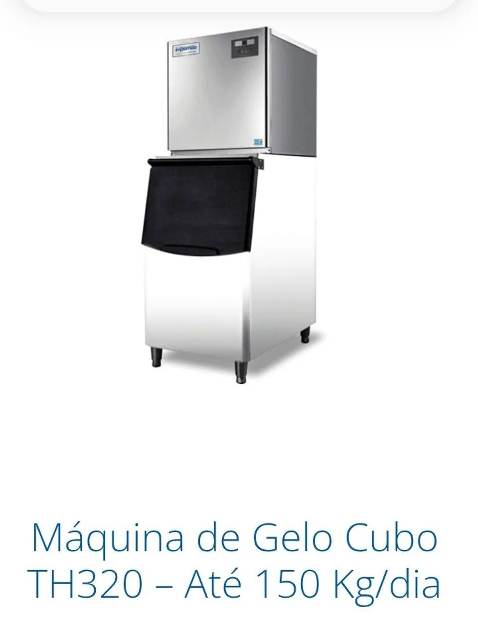 maquinas de gelo cubo sólido impomac 3 anos de garantia - Foto 5