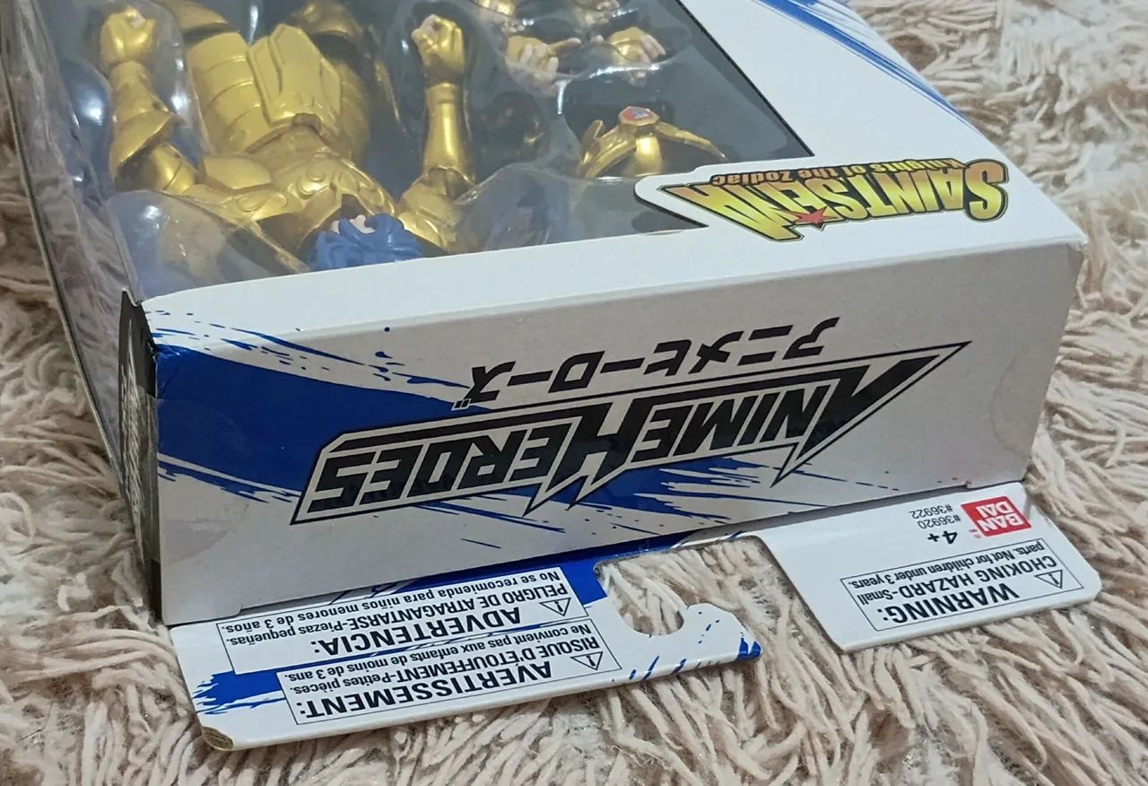 Cavaleiros do Zodíaco Gemini Saga Cavaleiro de Ouro Original BANDAI. Lacrado de Fábrica  - Foto 3