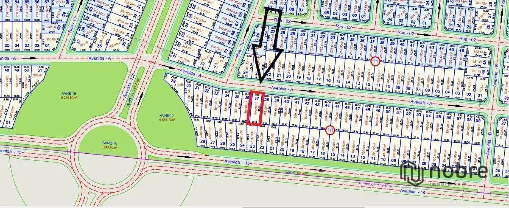 Terreno à venda, 305 m² por R$ 45.990,00 - Villa Luzimangues - Porto Nacional/TO