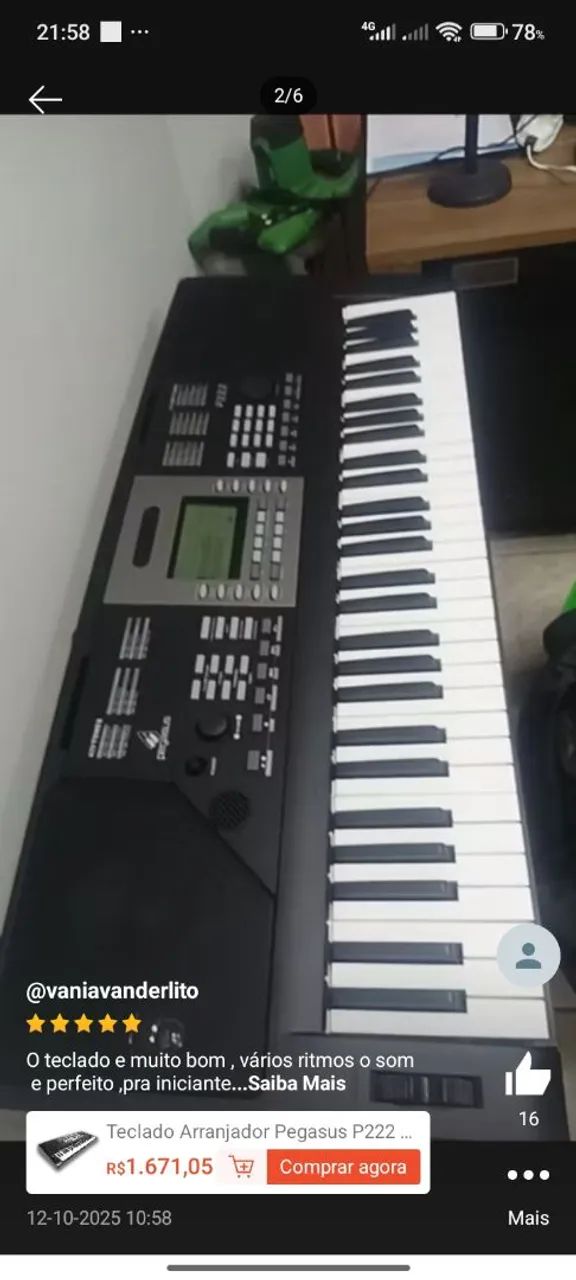Teclado Pegasus p222 - Foto 4