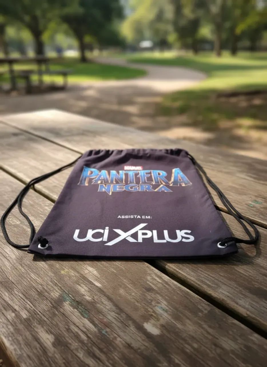 mochila pantera negra - estilo saco ccxp marvel / disney - Foto 4