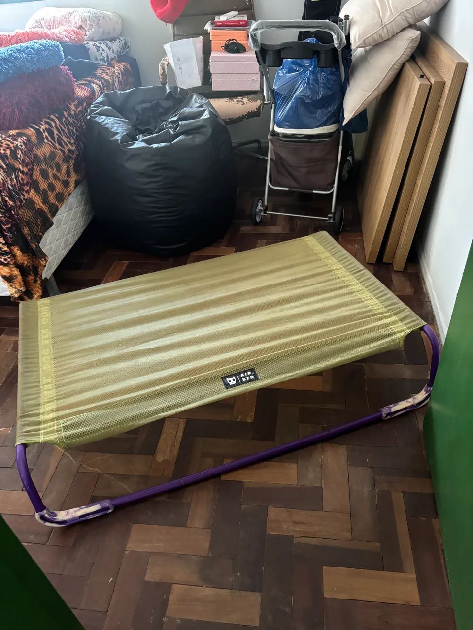 Cama Elevada Zee.Dog Air.Bed G - Verde - Foto 2