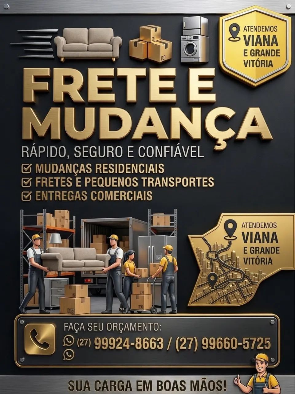 Frete e mudança 