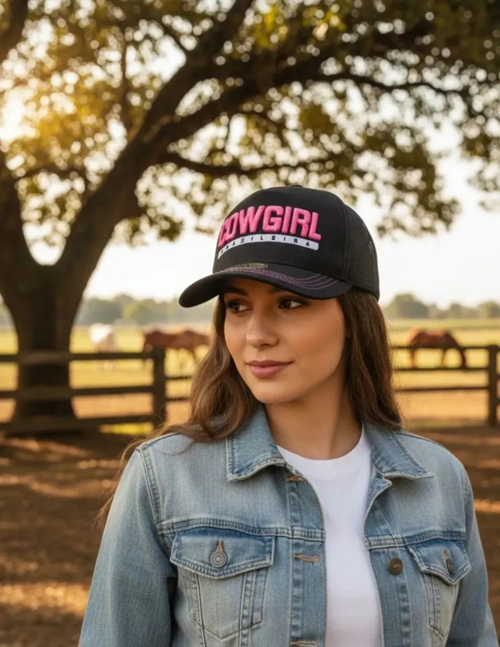 Boné feminino Cowgirl Brasileira 
