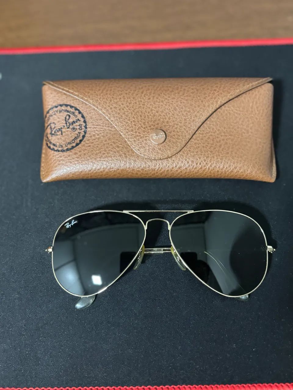 Óculos Ray Ban Aviator - Feminino - Original - Foto 2
