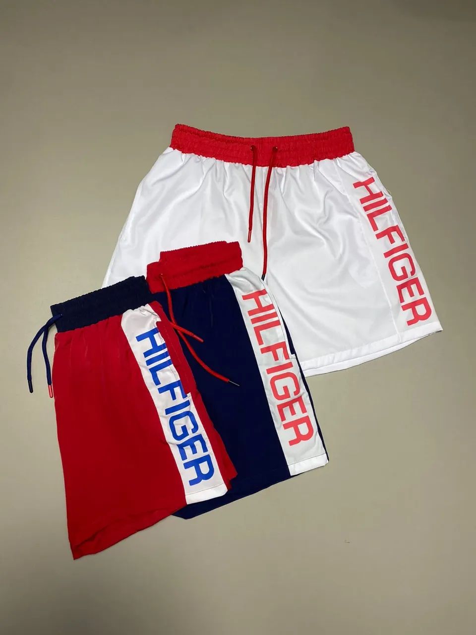 Bermuda TH Branco/Vermelho Limitado - Foto 4