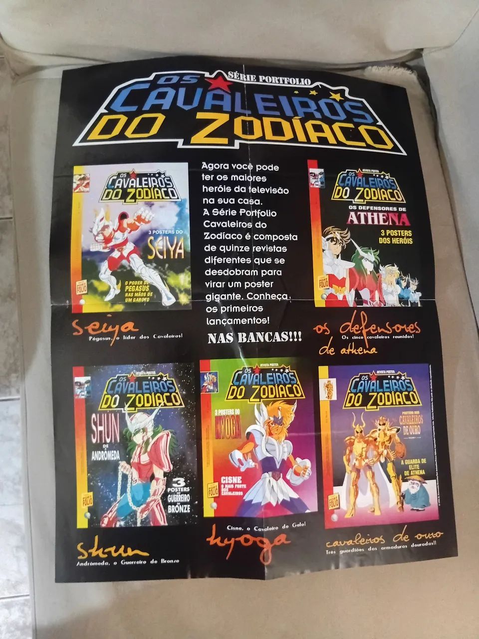 Poster Os Cavaleiros do Zodíaco - Livros e revistas - Alto da Boa