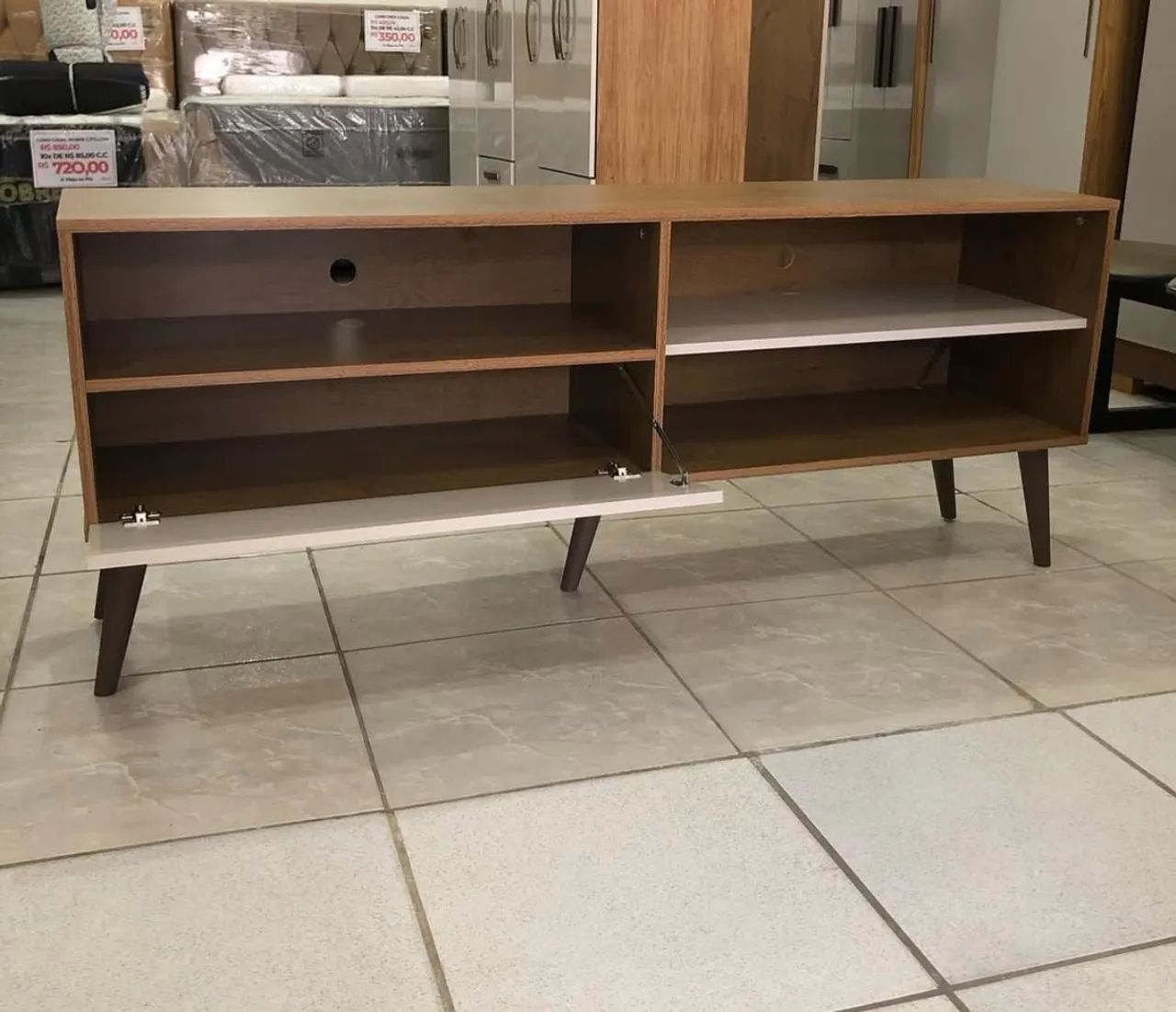 RACK contendo uma porta para tv até 60 polegadas Novo a pronta entrega  - Foto 4