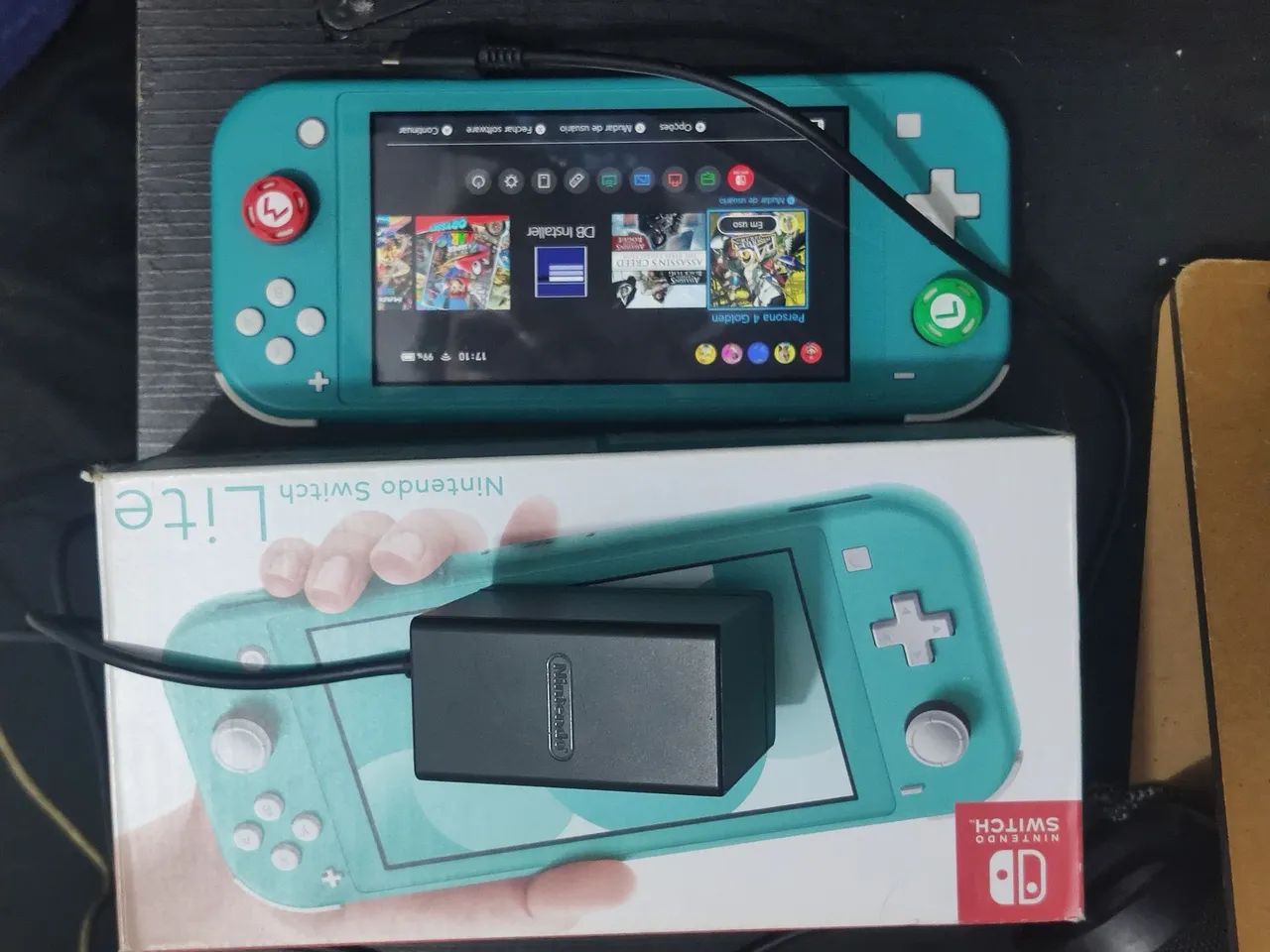Nintendo switch lite desbloqueado novo na caixa - Consoles de