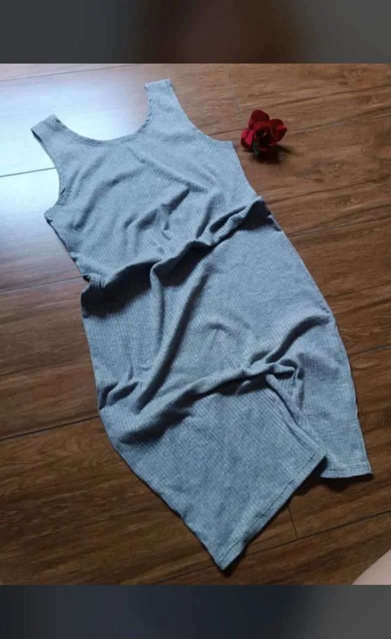 Vestido cinza  - Foto 2
