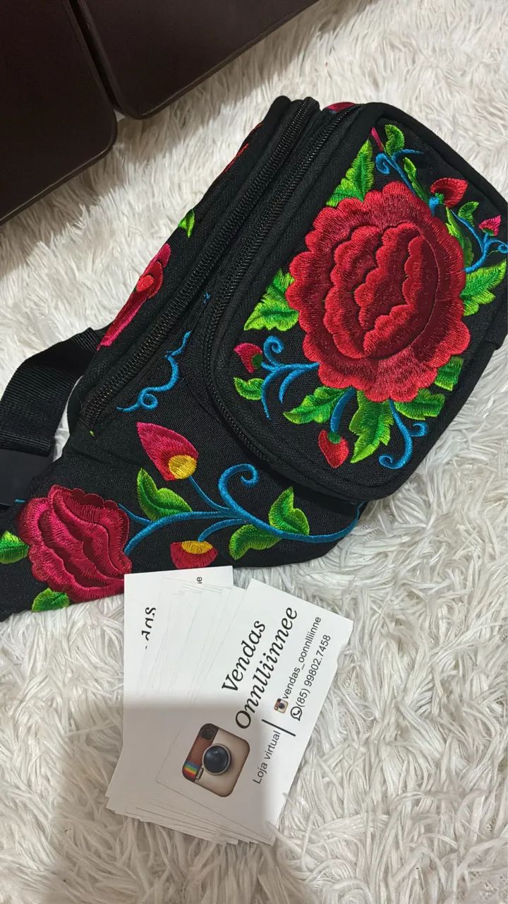 Pochete bordada - Foto 3