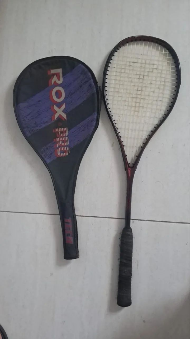Raquete de Squash Rox Pro Tech + Capa Protetora - Foto 2