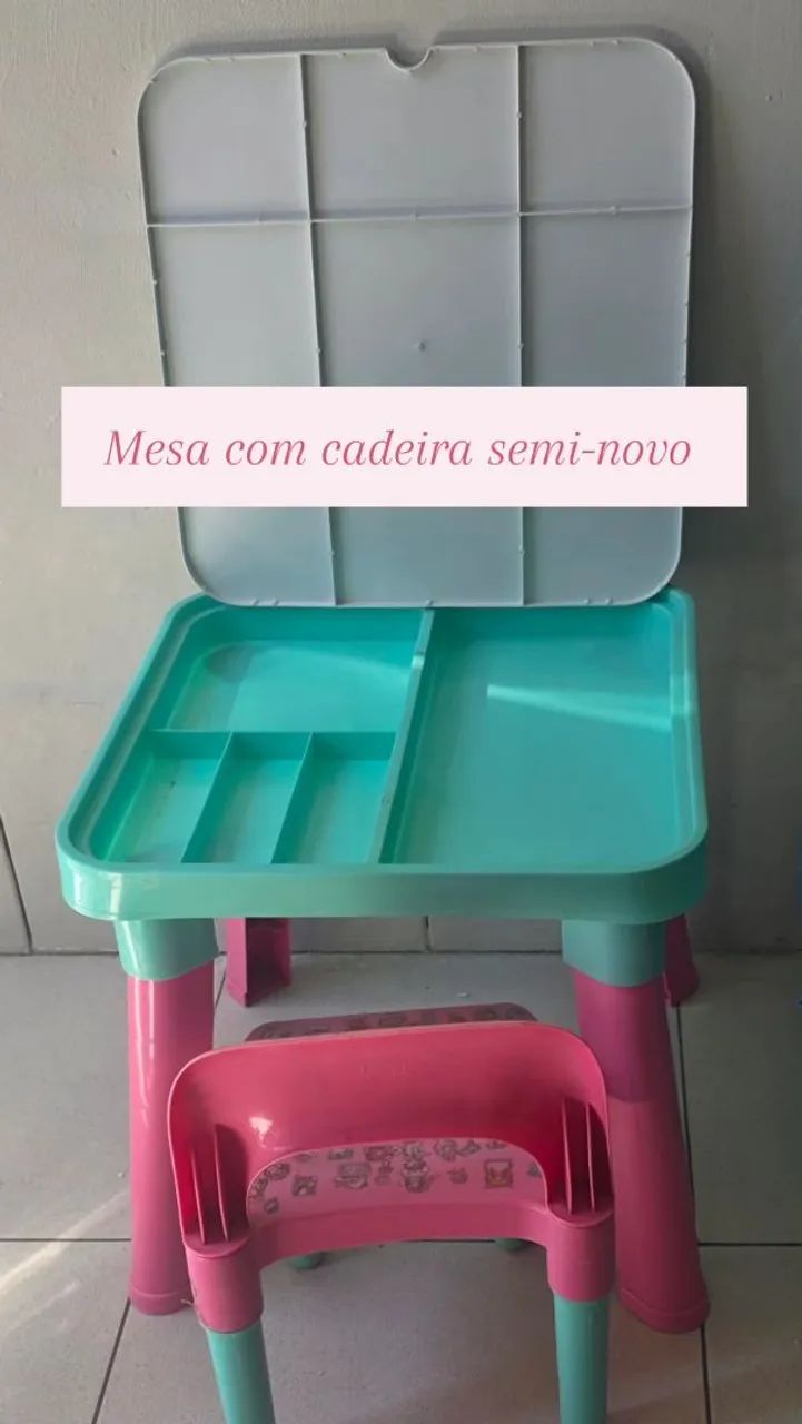Mesa penteadeira com cadeira
