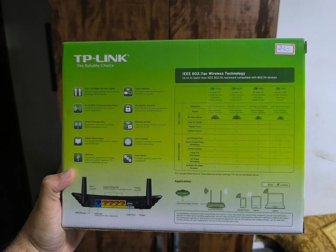 Roteador Wifi TP LINK AC750 - Foto 3