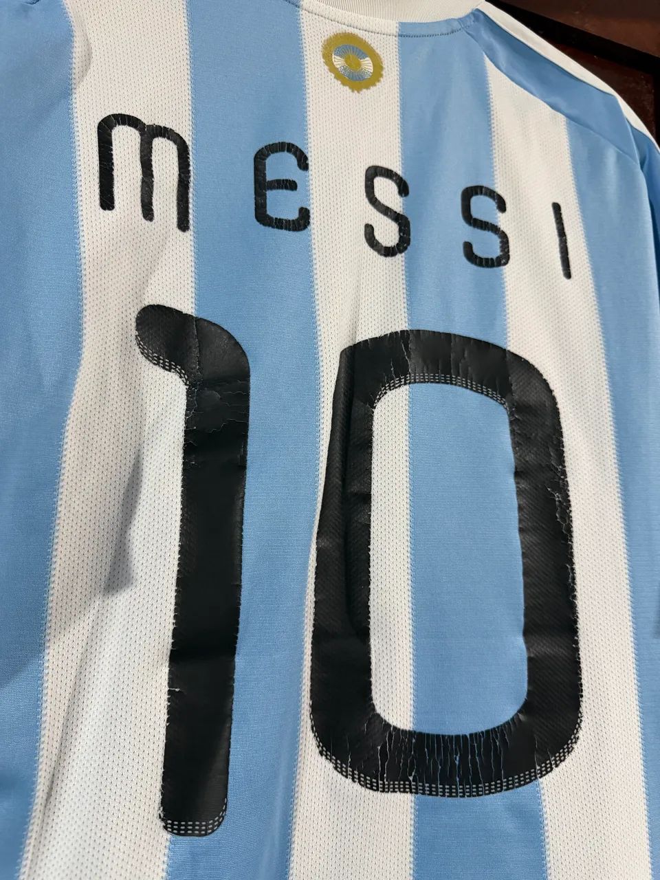 Camisa Argentina oficial 2010 - Foto 5