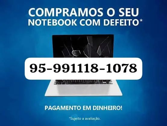 Notebook, laptop quebrado 95- *