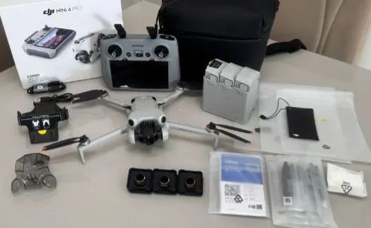 Dji Mini 4 Pro Fly more combo plus + cartao de memoria 256gb e leitor de cartao