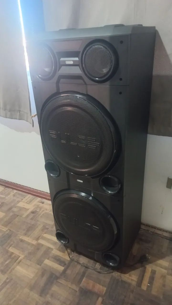 Caixa de som pulse 2500w 2500 rms