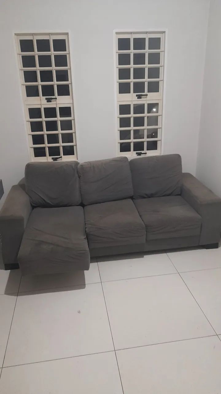 Sofá retrátil 3 lugares