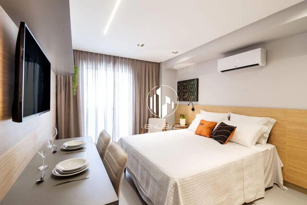 Flat mobiliado com 30m² à Beira-Mar no Jardim Oceania - Foto 2