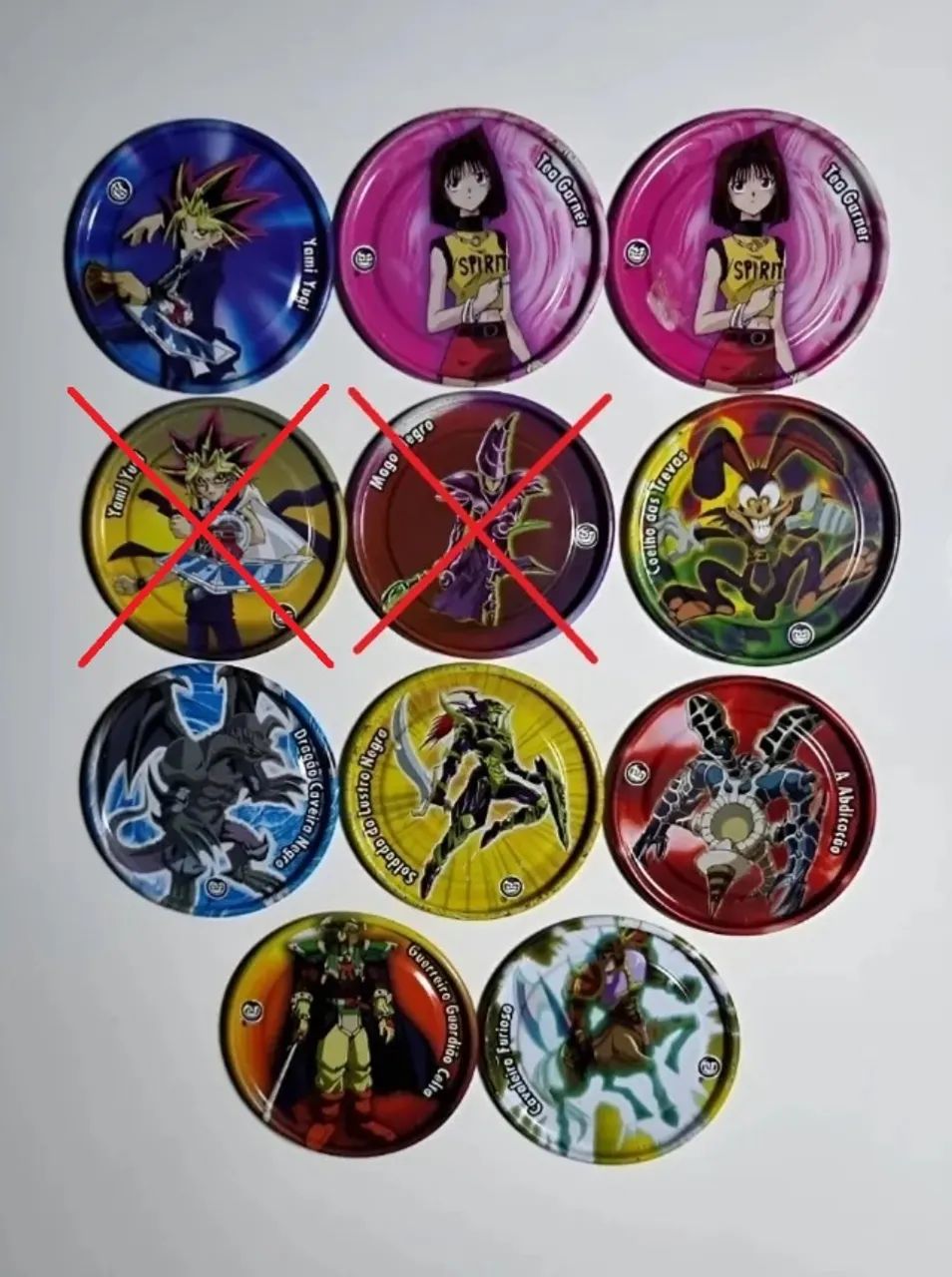 Kit 19 tazos Yugioh (Vendo Separado)