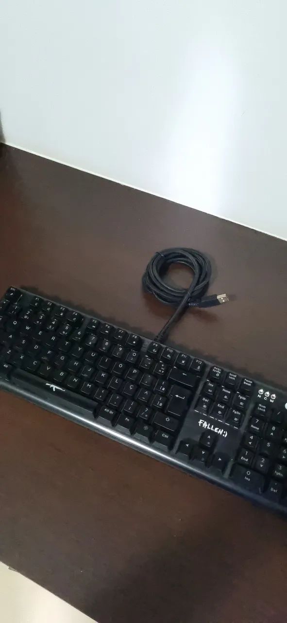 Teclado Fallen ABNT2 Black RGB - Foto 4