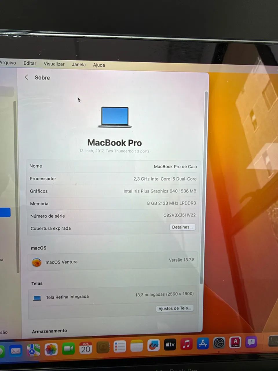 MacBook Pro 13 pol 2017 128gb - Foto 2