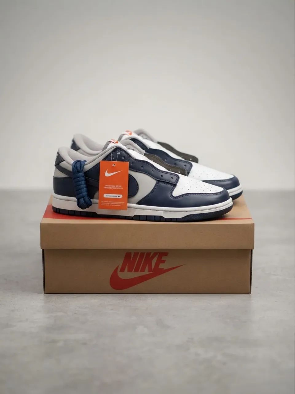NIKE DUNK AZUL COM CINZA 