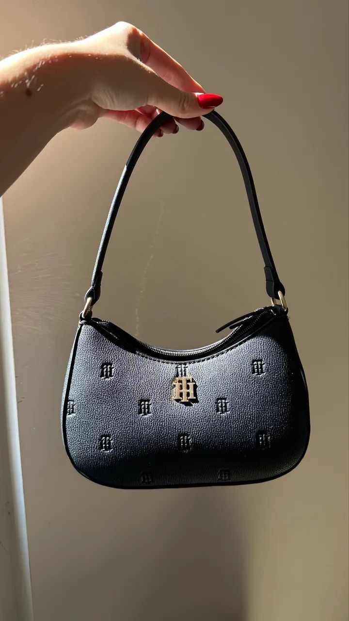 Bolsa Tommy Hilfiger Shoulder Bag Preta - Foto 2