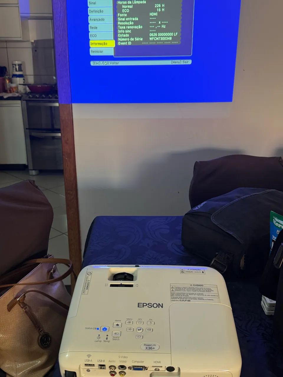Projetor Epson Powerlite x36+