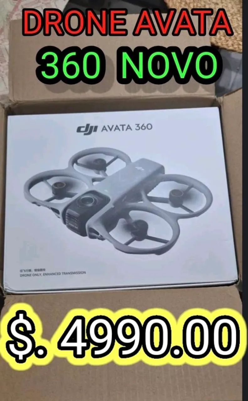 Avata 360 so o drone (NOVO) $4.990.00