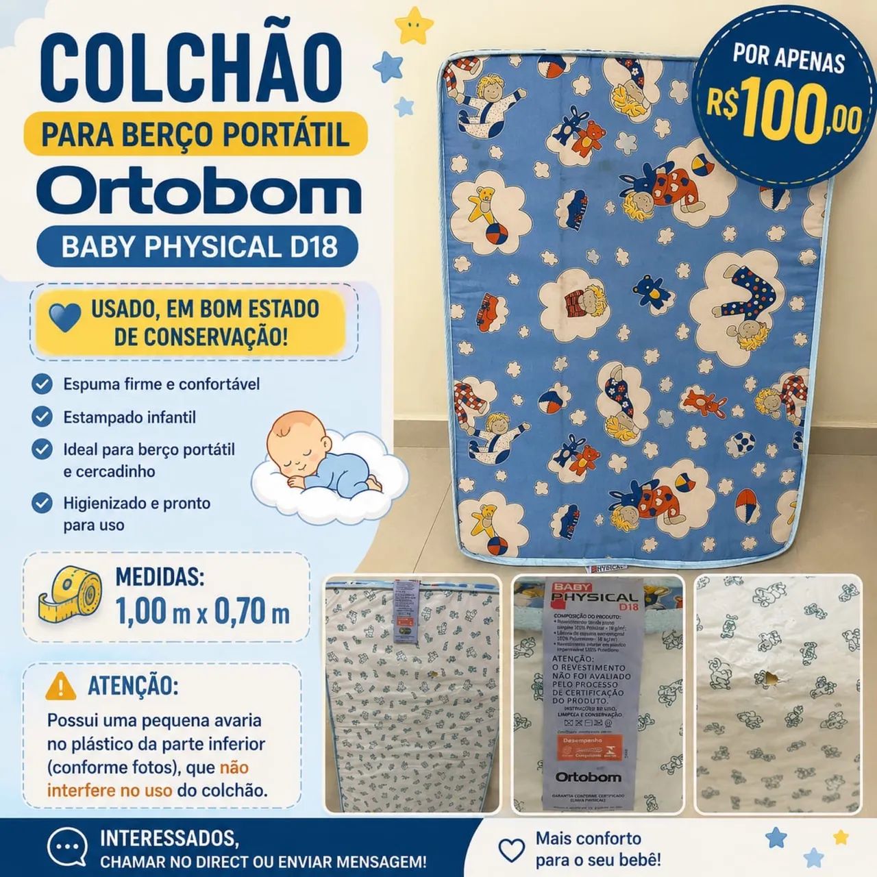 Colchão infantil