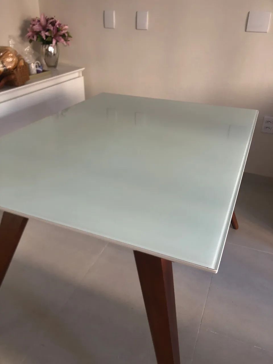 Mesa laca branca  - Foto 3