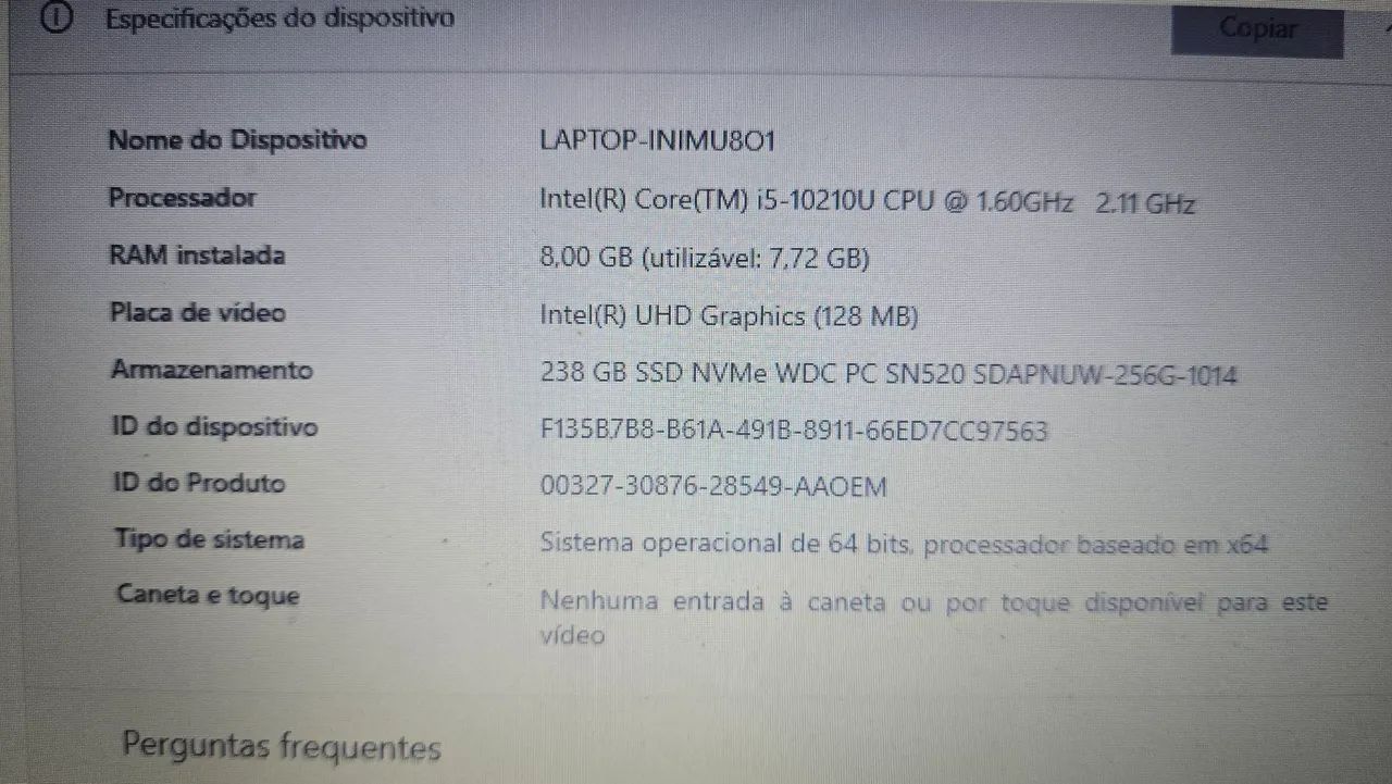 Notebook Acer Aspire 5 i5 8gb ram - Foto 3
