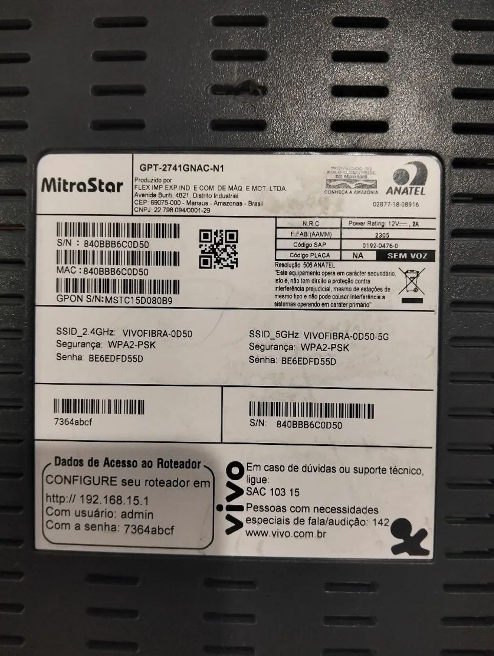 Roteador wi-fi vivo fibra - Foto 4