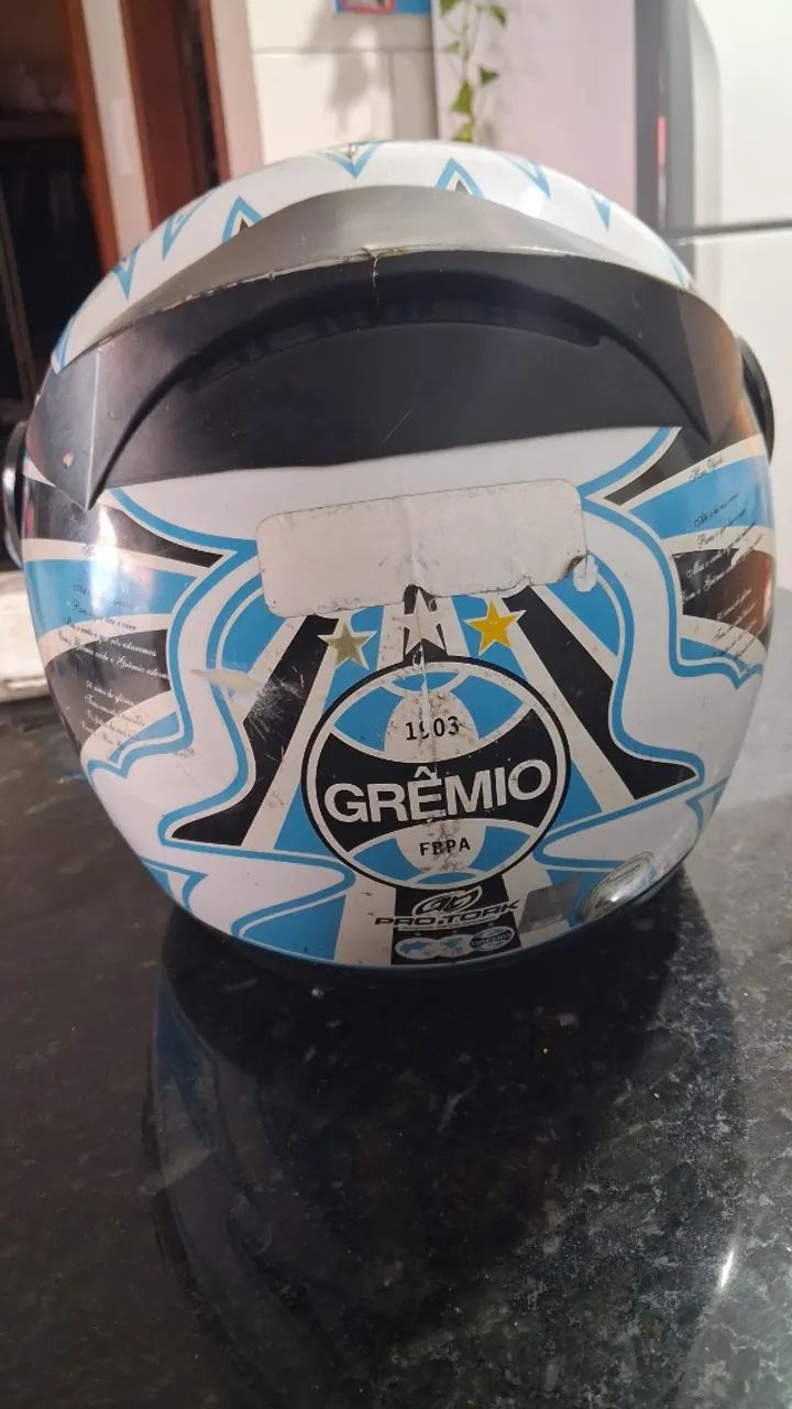 Capacete protork Grêmio  - Foto 3