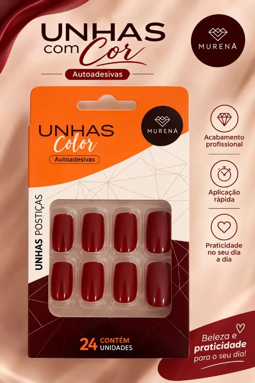 Unhas postiças autoadesivas - Foto 2